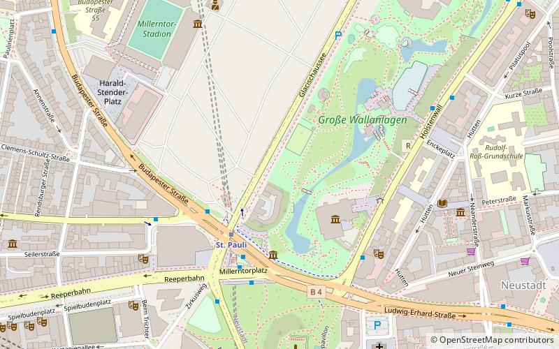 Fliegende Bauten location map