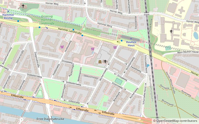 Bunkermuseum Hamburg location map