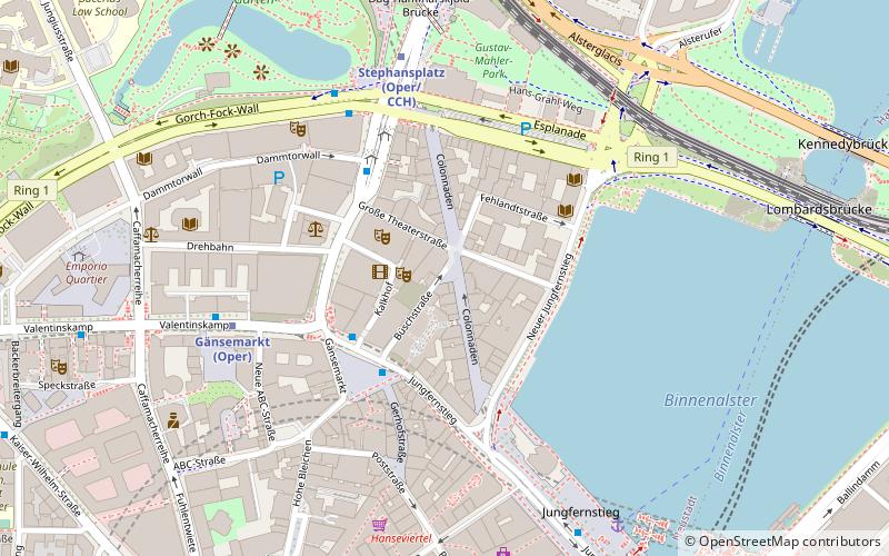 Gänsemarkt location map