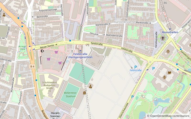 Heiligengeistfeld location map