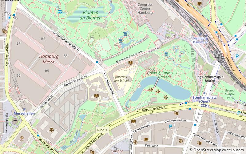 Bucerius Law School location map