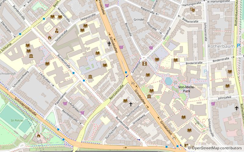 Universidad de Hamburgo location map