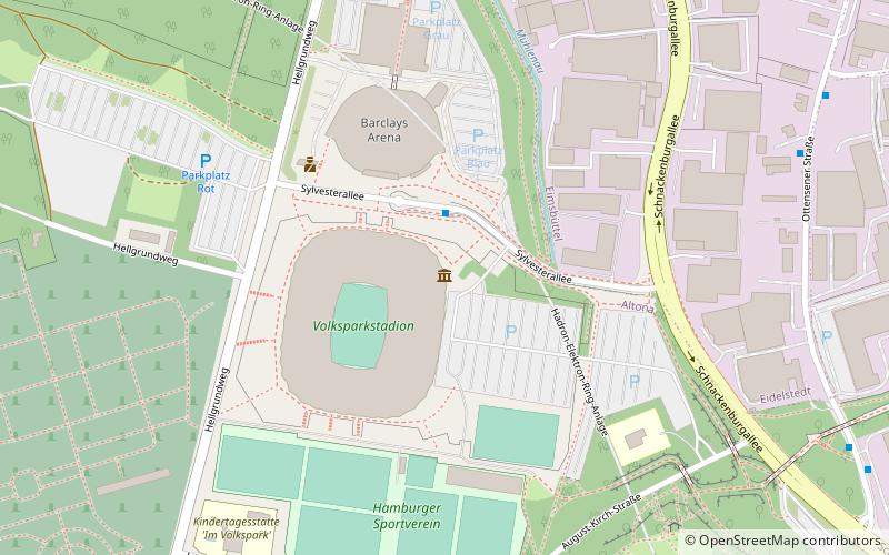 HSV-Museum location map