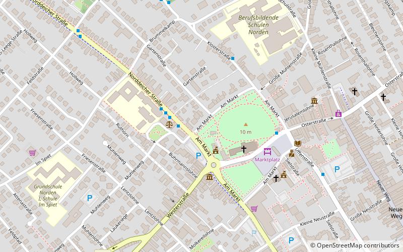 Ludgeri-Kirche location map