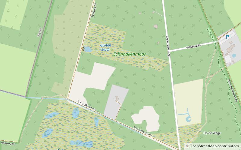 Schnaakenmoor location map