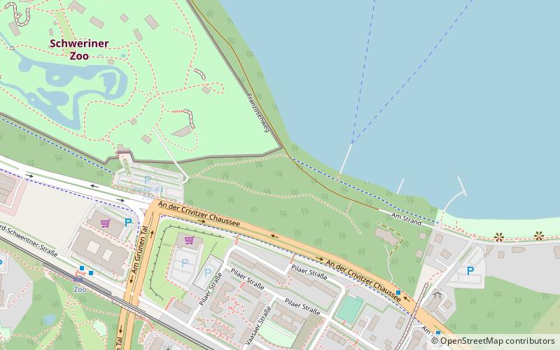 Schweriner Kletterwald location map