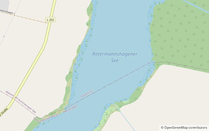 Rittmannshagener See location map