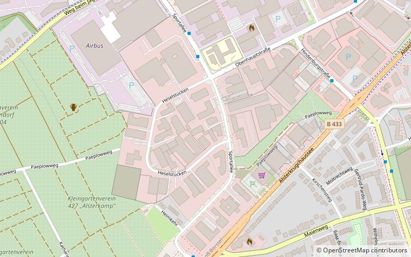 arrondissement de hambourg nord location map