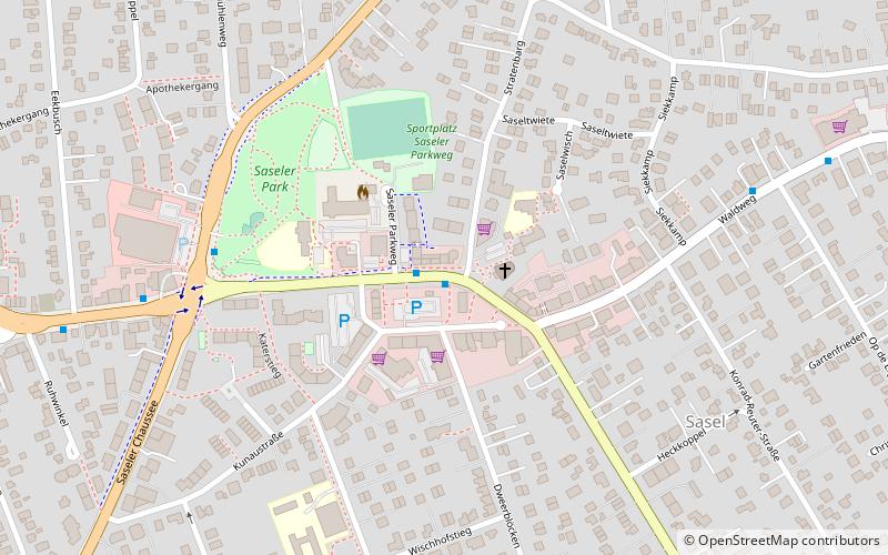 Hamburg-Sasel location map