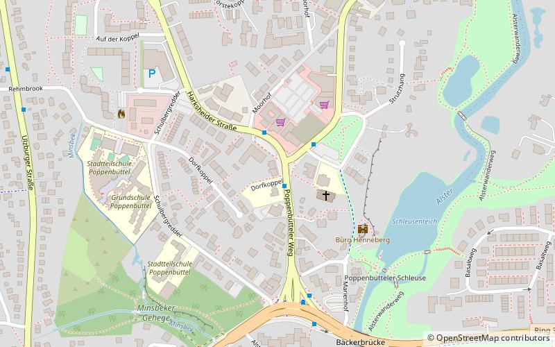 poppenbuttel norderstedt location map