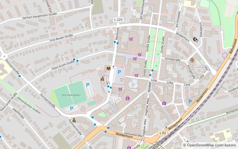 ahrensburger wochenmarkt location map