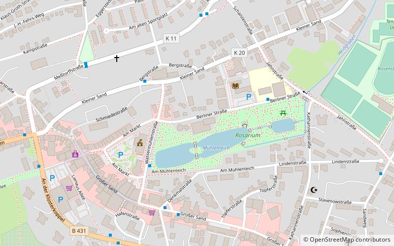 Rosarium Uetersen location map