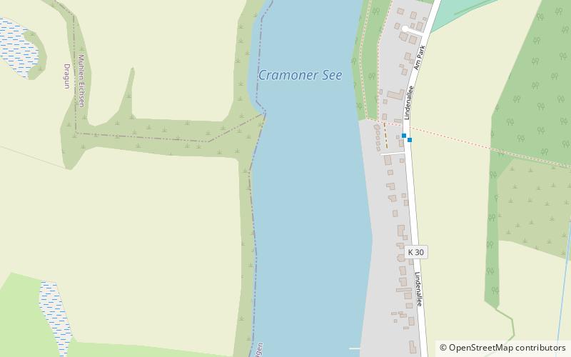 Lago Cramoner location map