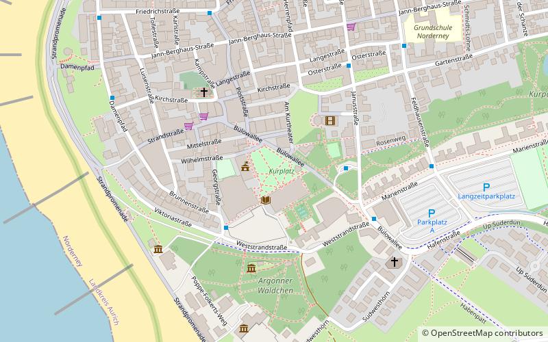 Kurplatz location map