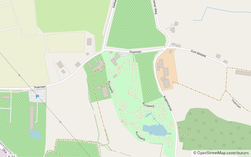 Arboreto Ellerhoop-Thiensen location map