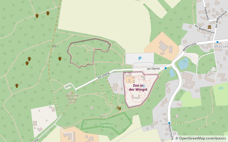 Zoo in der Wingst location map