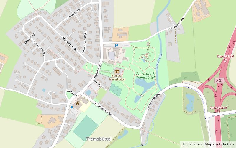 tremsbuttel location map
