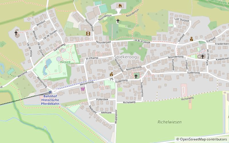 inselmuseum spiekeroog location map