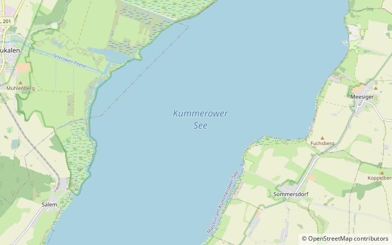 Lac de Kummerow location map