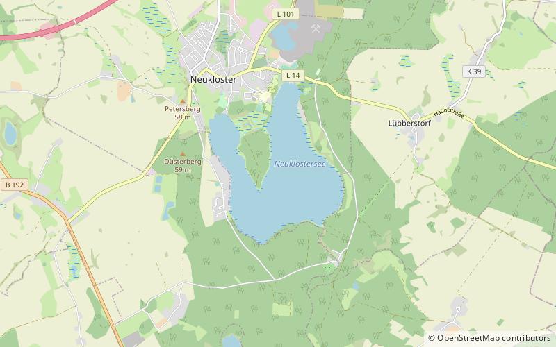 Lago Neukloster location map
