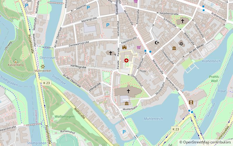 Denkmal für im Nationalsozialismus verfolgte Homosexuelle in Lübeck location map