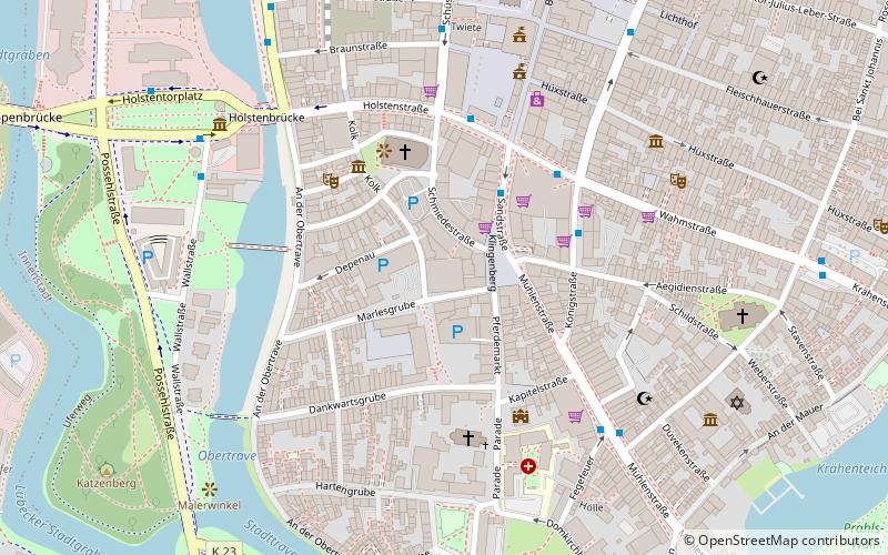 zentralbad lubeck lubeka location map