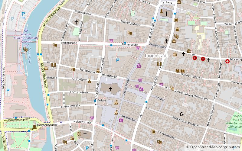 Buddenbrookhaus location map