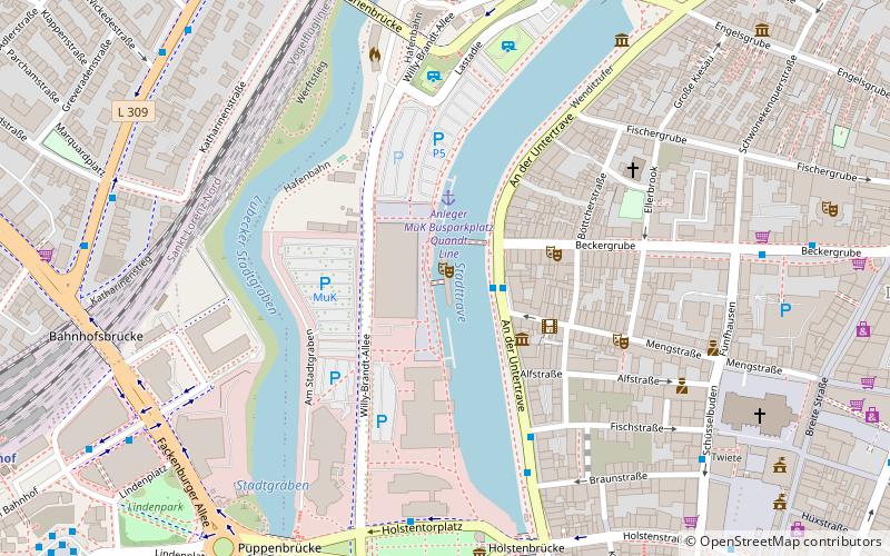 theaterschiff lubeck lubeka location map