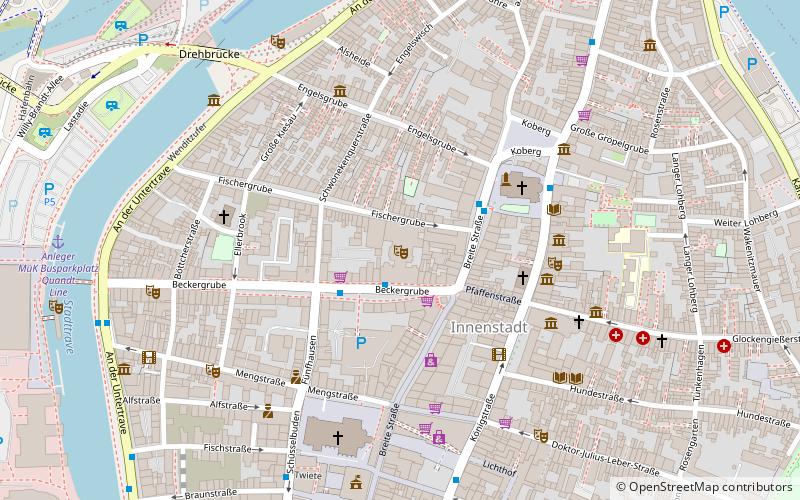 Theater Lübeck location map