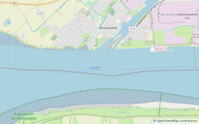 Canal de Kiel location map