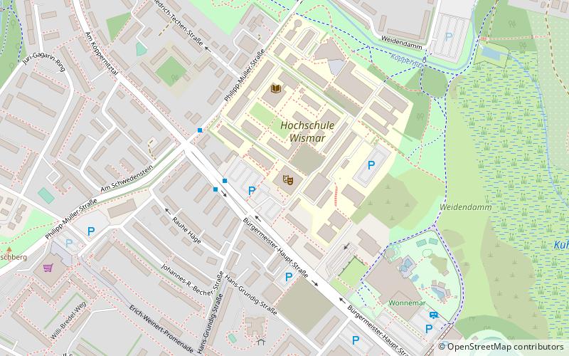 Theater Wismar location map