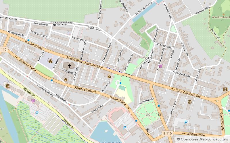 Luisentor location map