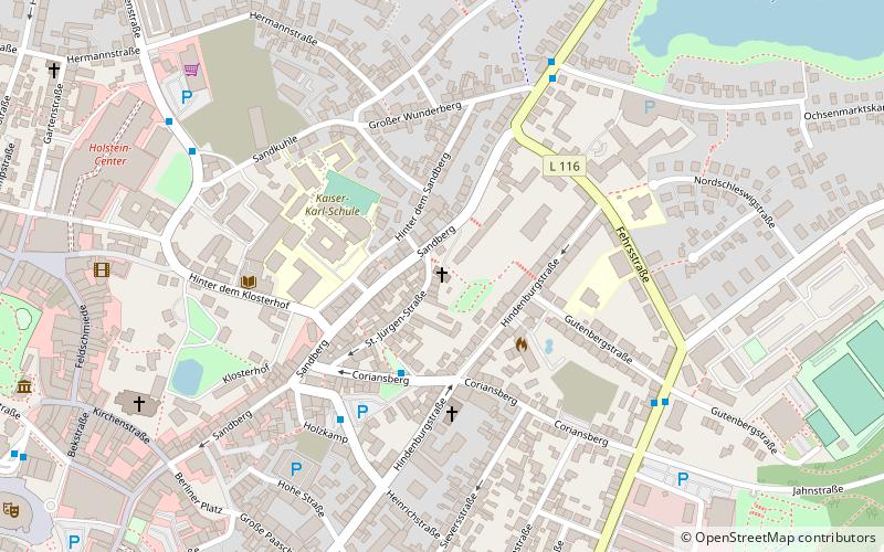 St.-Jürgen-Kapelle location map