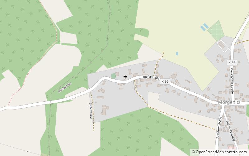 Kirche Morgenitz location map