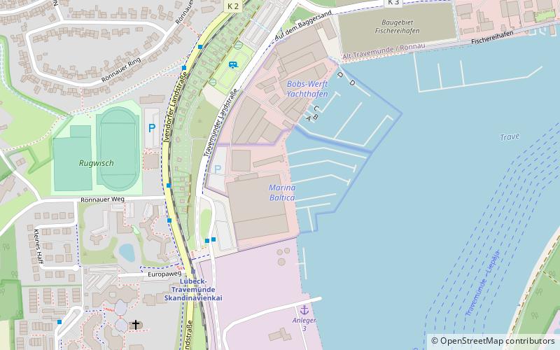 Marina Baltica location map