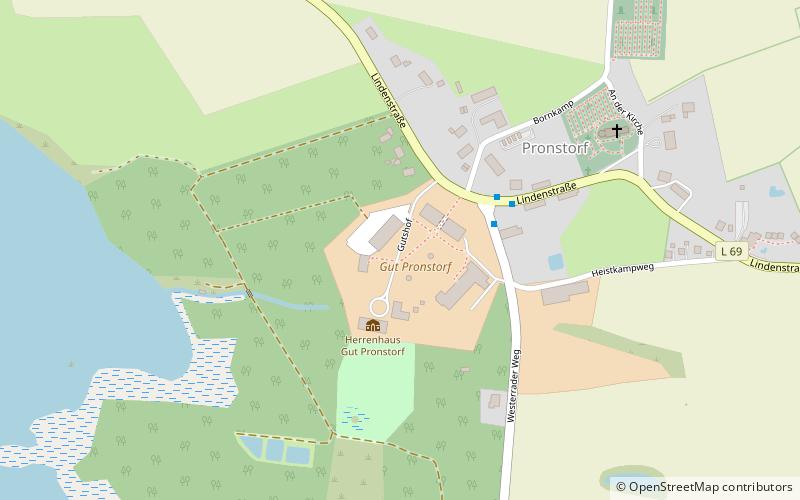 pronstorf location map