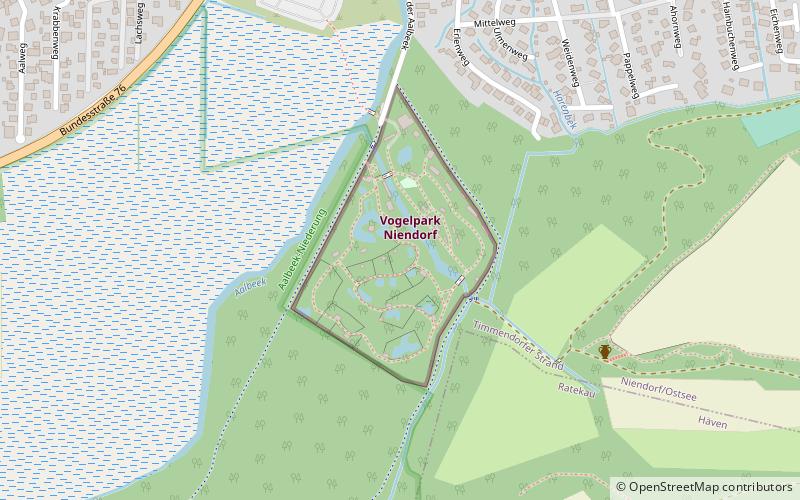 Vogelpark Niendorf location map