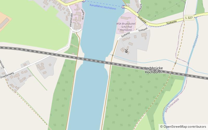 Hochdonn High Bridge location map