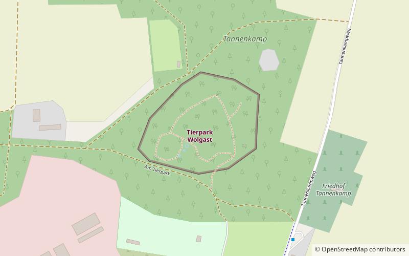 Tierpark Wolgast location map