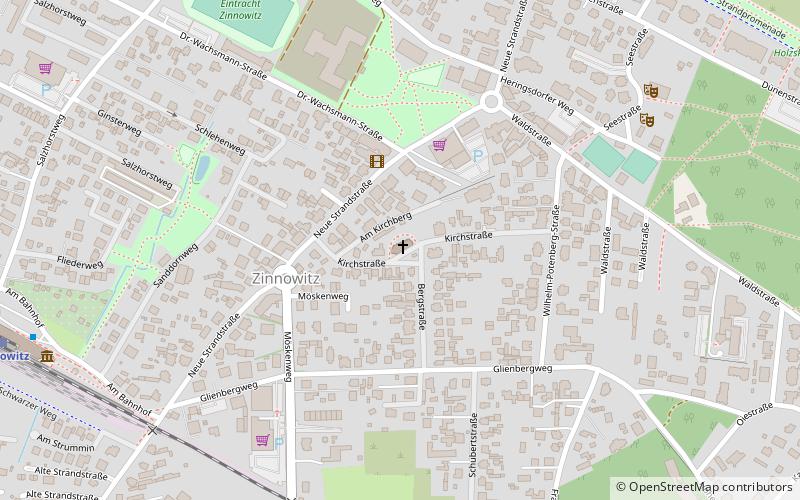 Kirche Zinnowitz location map
