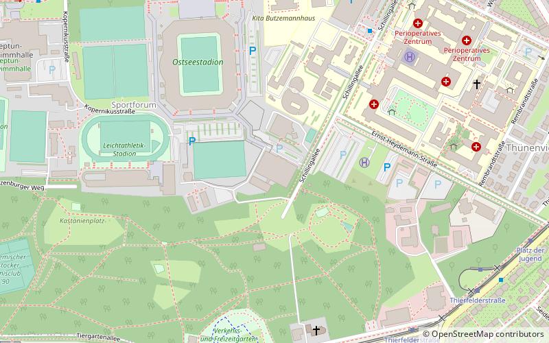 Eishalle Rostock location map