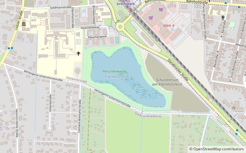 fleischerwiese greifswald location map