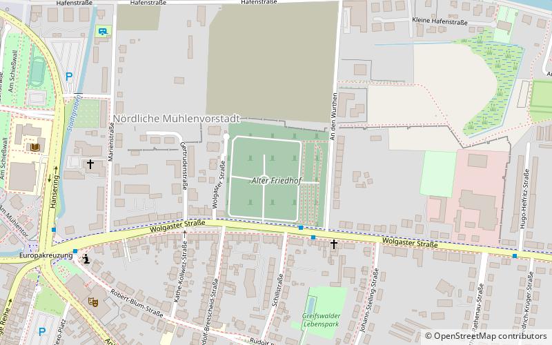 Alter Friedhof location map