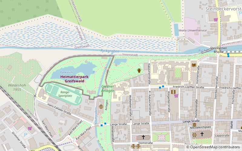 credner anlagen greifswald location map