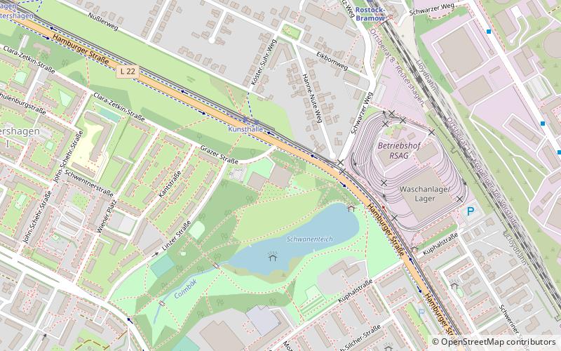 Kunsthalle Rostock location map