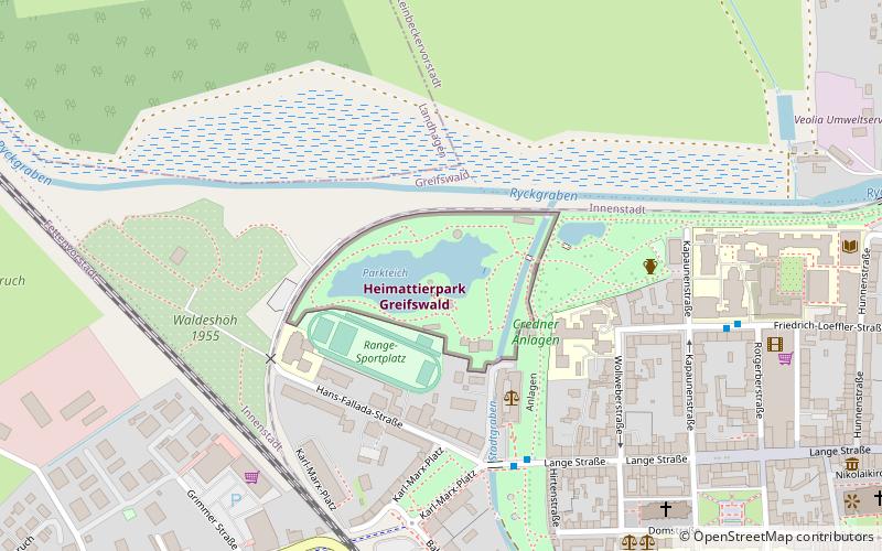 tierpark greifswald location map