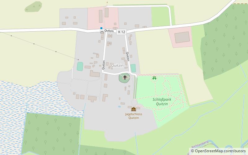 Jagdschloss Quitzin location map