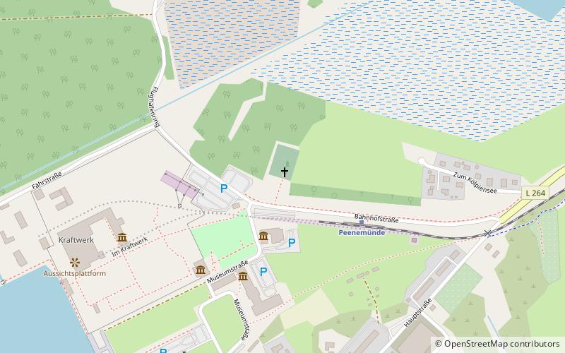 Gedenkstein Gustaf Adolf 1630 location map