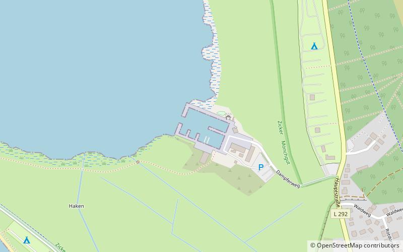 Hafen Thiessow location map