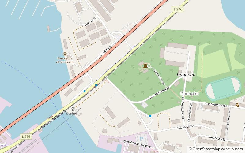 Dänholm location map